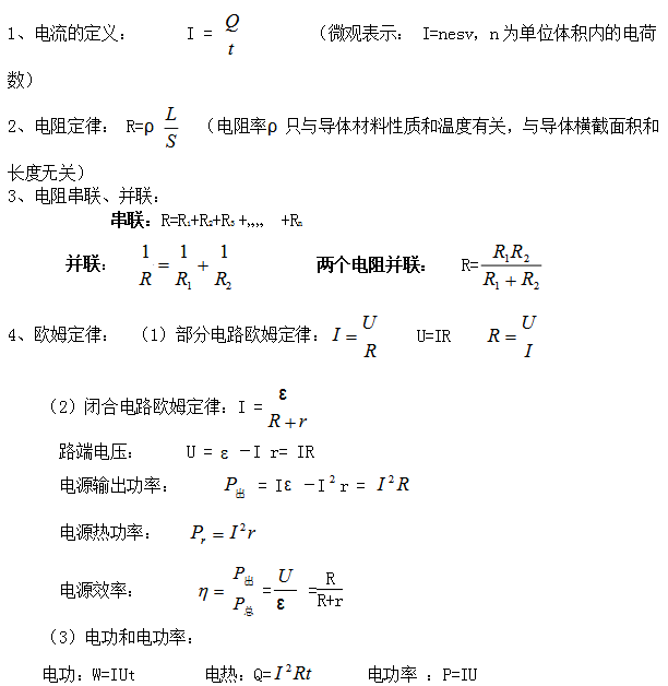 2020年山东成人高考高起本物理考点—电磁学解析